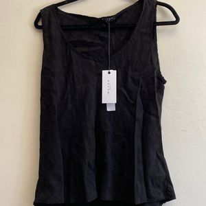 Black tank blouse